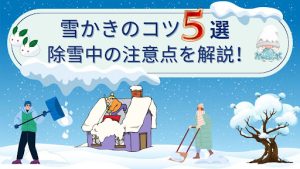 雪かきのコツ５選